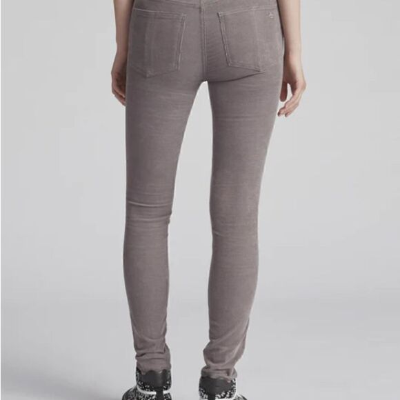 Rag & Bone NWT High Rise Skinny 5 Pocket Corduroy Jean in Nickle. Size 26. - Picture 2 of 9